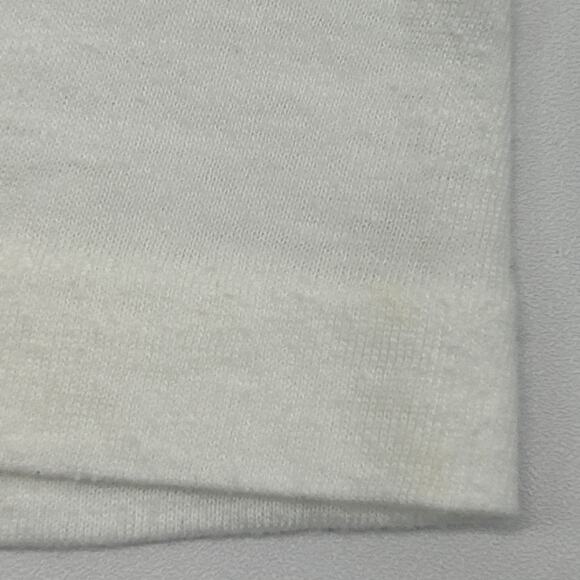 Vintage AT&T Layoffs T Shirt Mens S Small White 80s Ron Allen CWA ATT Telephone - Picture 9 of 10